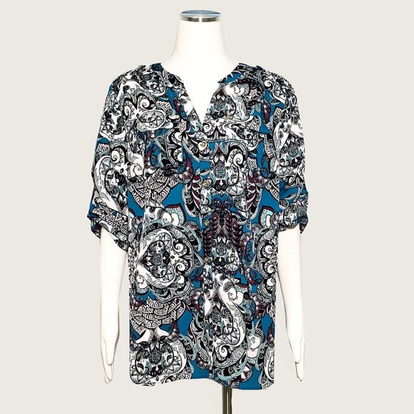 Charter Club Tops - Charter Club Woman Paisley Blouse NWOT